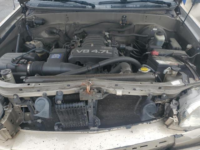 5TBDT44175S481218 - 2005 TOYOTA TUNDRA DOUBLE CAB SR5 BEIGE photo 11