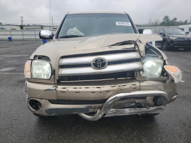 5TBDT44175S481218 - 2005 TOYOTA TUNDRA DOUBLE CAB SR5 BEIGE photo 5