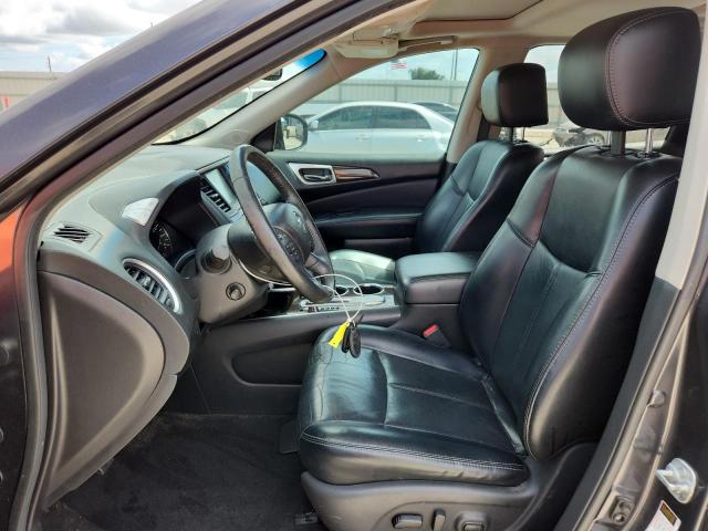 5N1AR2MN7EC729366 - 2014 NISSAN PATHFINDER S GRAY photo 7