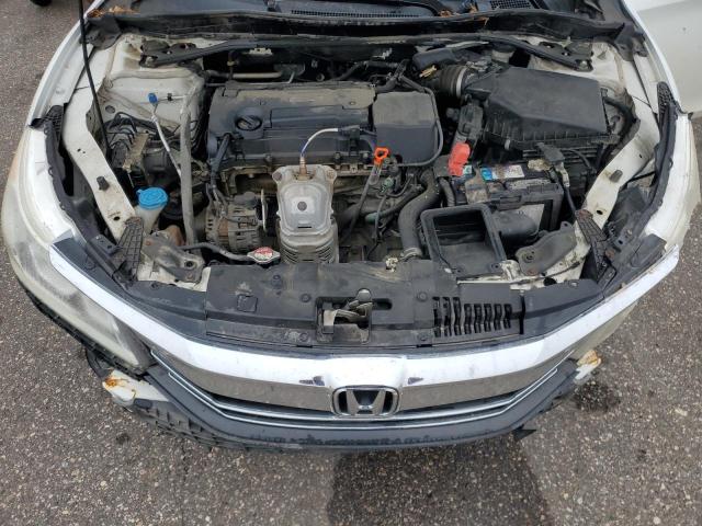 1HGCR2F71GA200054 - 2016 HONDA ACCORD EX WHITE photo 11