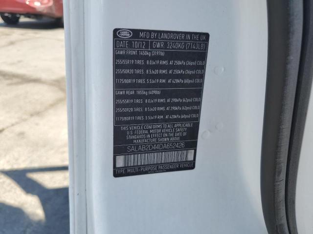 SALAB2D44DA652426 - 2013 LAND ROVER LR4 თეთრი ფოტო 13