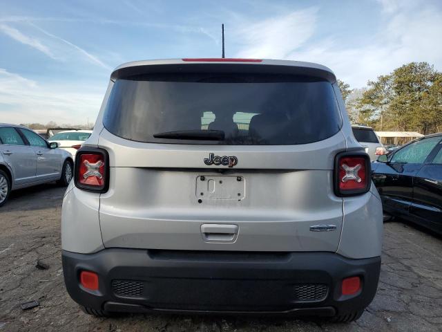 ZACCJABB6JPJ60813 - 2018 JEEP RENEGADE LATITUDE SILVER photo 6