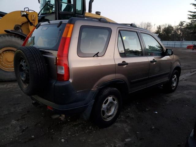 JHLRD68434C006551 - 2004 HONDA CR-V LX BROWN photo 3