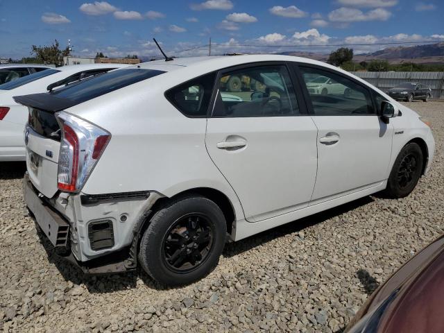 JTDKN3DU5D1686657 - 2013 TOYOTA PRIUS WHITE photo 3