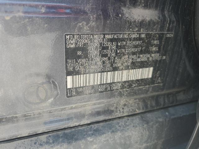 2T3F1RFV3RC459905 - 2024 TOYOTA RAV4 LE CHARCOAL photo 14