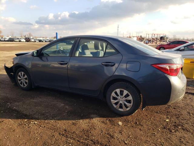 2T1BURHE6HC906611 - 2017 TOYOTA COROLLA L GRAY photo 2