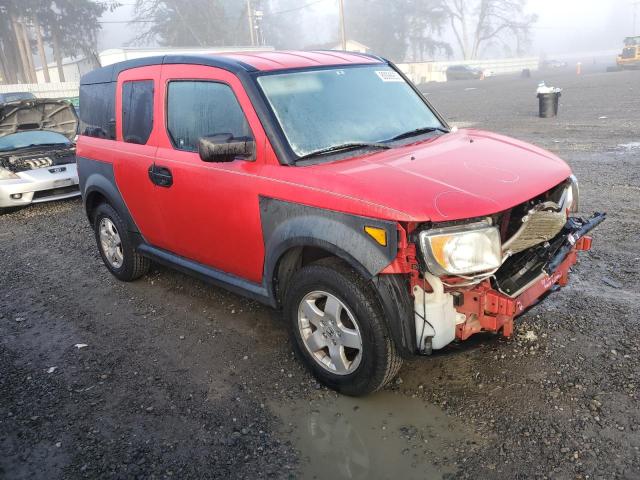 5J6YH18645L016955 - 2005 HONDA ELEMENT EX RED photo 4