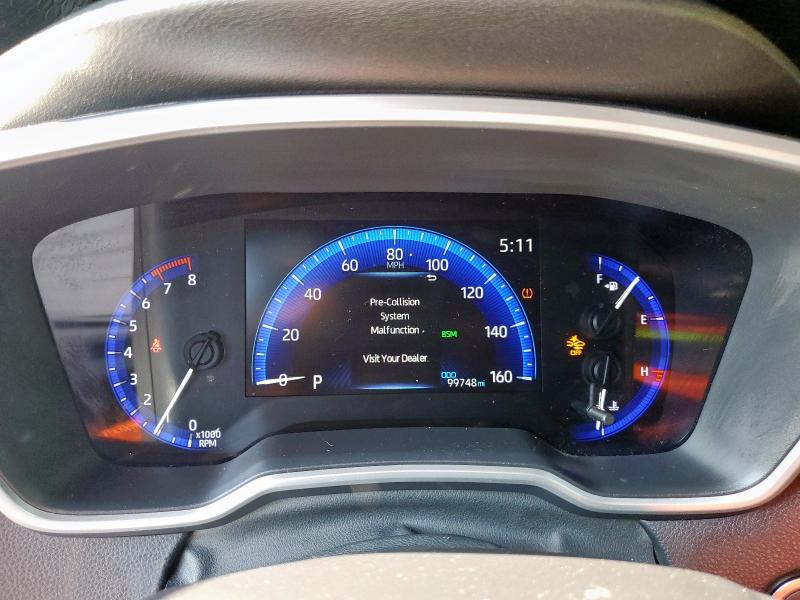 JTNK4RBE9K3038530 - 2019 TOYOTA COROLLA SE أسود صورة 9