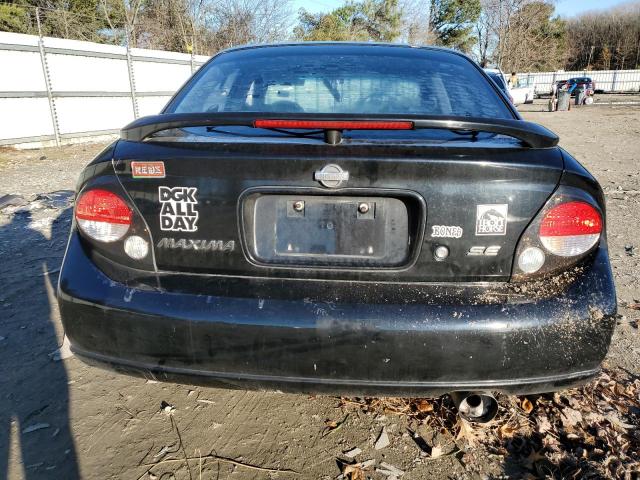 JN1CA31A21T317235 - 2001 NISSAN MAXIMA GXE BLACK photo 6