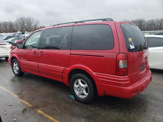 1GMDX03E4XD199458 - 1999 PONTIAC MONTANA / RED photo 2