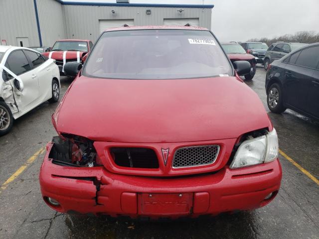 1GMDX03E4XD199458 - 1999 PONTIAC MONTANA / RED photo 5