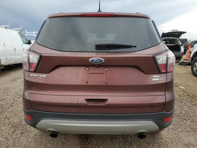 1FMCU9HD1JUB52758 - 2018 FORD ESCAPE SEL ბურგუნდია ფოტო 6