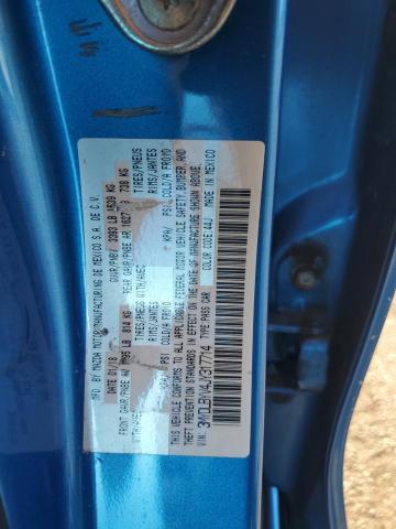 3MYDLBYV4JY317714 - 2018 TOYOTA YARIS IA ლურჯი ფოტო 12