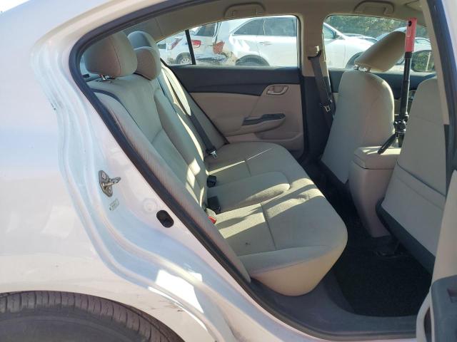 2HGFB2F53DH573481 - 2013 HONDA CIVIC LX WHITE photo 10