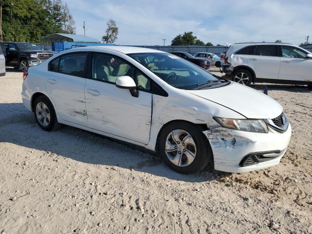 2HGFB2F53DH573481 - 2013 HONDA CIVIC LX WHITE photo 4