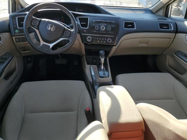 2HGFB2F53DH573481 - 2013 HONDA CIVIC LX WHITE photo 8