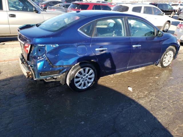 3N1AB7AP6GY308179 - 2016 NISSAN SENTRA S BLUE photo 3