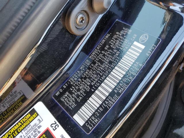 4T1G11AK0PU795227 - 2023 TOYOTA CAMRY SE NIGHT SHADE BLACK photo 12