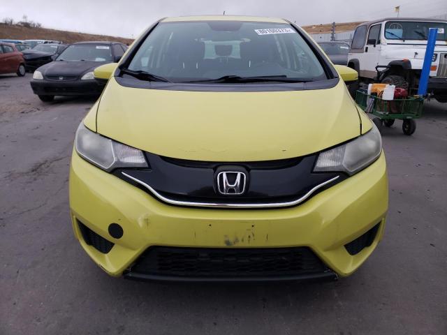 JHMGK5H9XHS018819 - 2017 HONDA FIT EX YELLOW photo 5