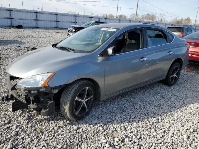 3N1AB7AP5EY320739 - 2014 NISSAN SENTRA S SILVER photo 1