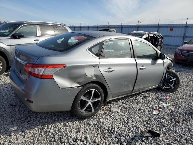 3N1AB7AP5EY320739 - 2014 NISSAN SENTRA S SILVER photo 3