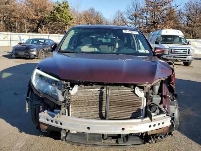 5FNYF6H59GB014995 - 2016 HONDA PILOT EXL MAROON photo 5