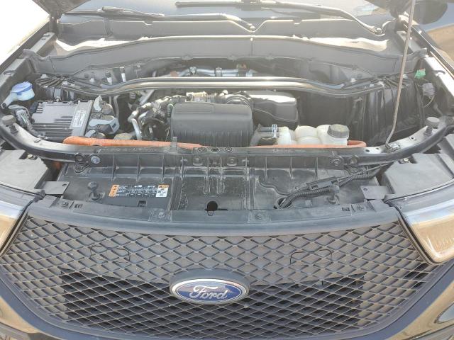 1FM5K8AW0MNA01042 - 2021 FORD EXPLORER POLICE INTERCEPTOR Schwarz Foto 12