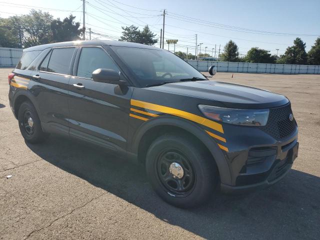 1FM5K8AW0MNA01042 - 2021 FORD EXPLORER POLICE INTERCEPTOR Schwarz Foto 4