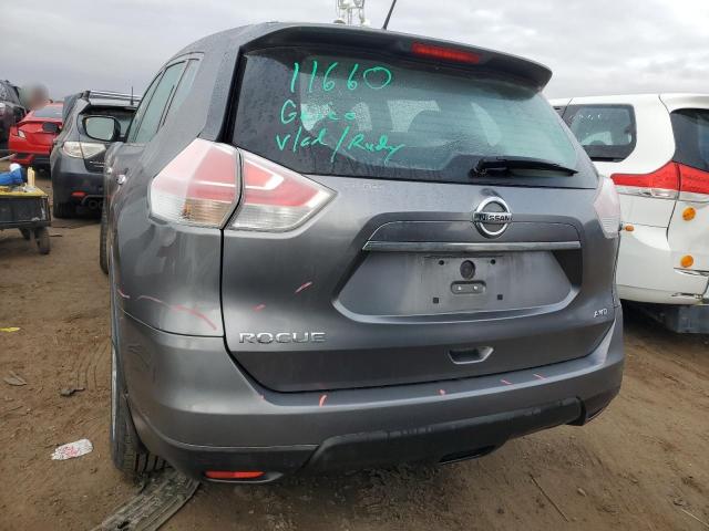 KNMAT2MVXFP579043 - 2015 NISSAN ROGUE S GOLD photo 6