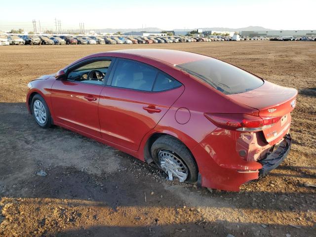 5NPD74LF3JH331891 - 2018 HYUNDAI ELANTRA SE RED photo 2