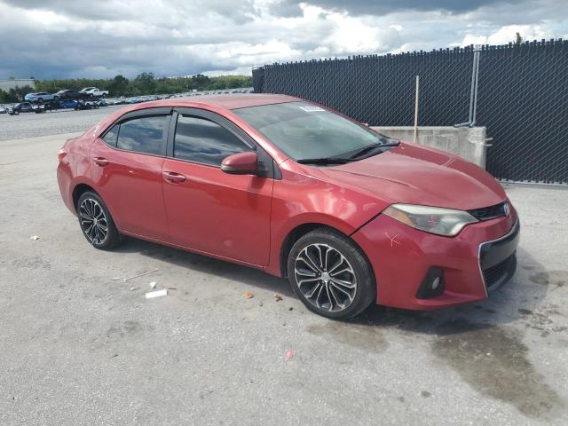 2T1BURHE8GC721815 - 2016 TOYOTA COROLLA L RED photo 4