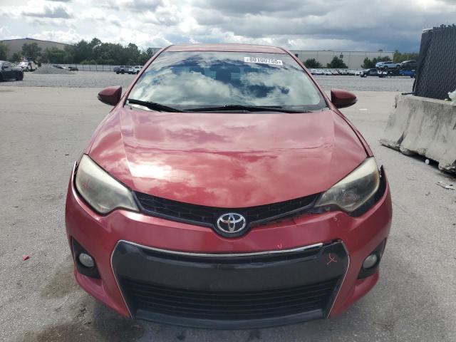 2T1BURHE8GC721815 - 2016 TOYOTA COROLLA L RED photo 5