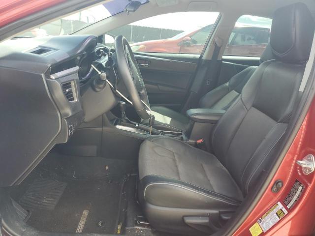 2T1BURHE8GC721815 - 2016 TOYOTA COROLLA L RED photo 7