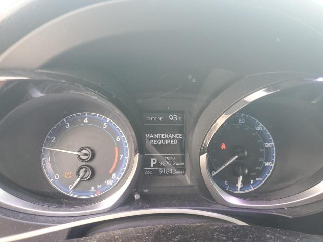 2T1BURHE8GC721815 - 2016 TOYOTA COROLLA L RED photo 9