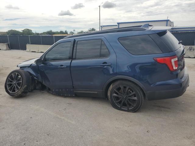 1FM5K8D89HGB57894 - 2017 FORD EXPLORER XLT Mavi foto 2