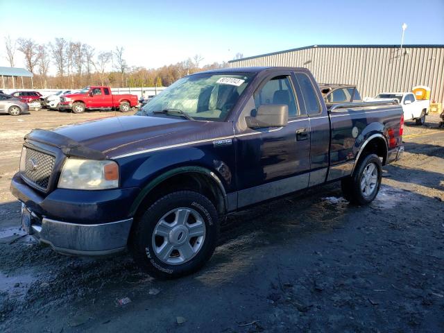 1FTRF12524NC51213 - 2004 FORD F150 BLUE photo 1