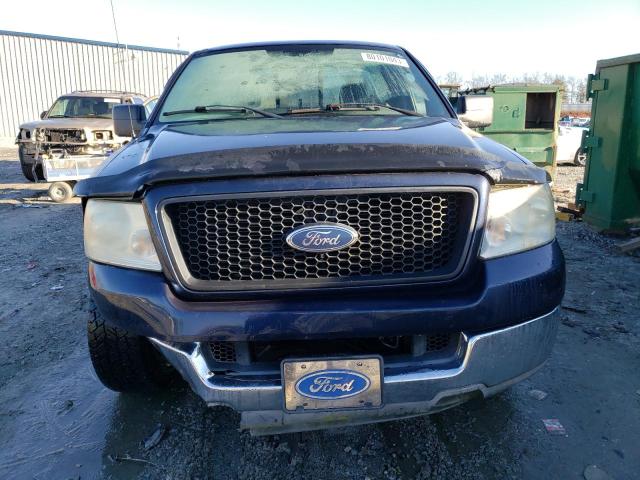 1FTRF12524NC51213 - 2004 FORD F150 BLUE photo 5