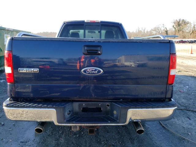 1FTRF12524NC51213 - 2004 FORD F150 BLUE photo 6