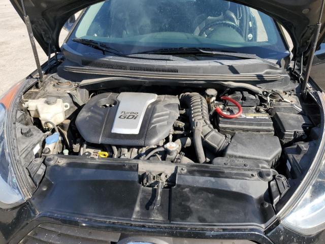 KMHTC6AE0DU148225 - 2013 HYUNDAI VELOSTER TURBO BLACK photo 11