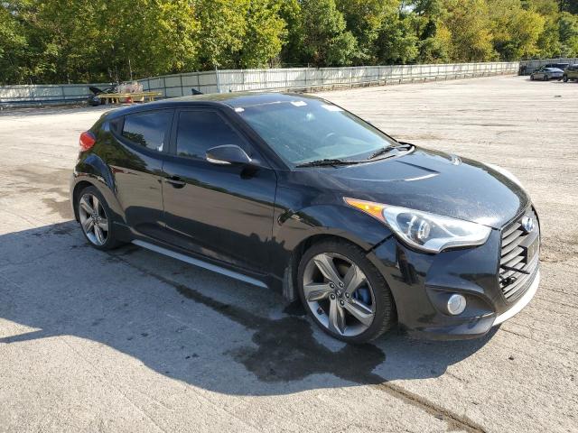 KMHTC6AE0DU148225 - 2013 HYUNDAI VELOSTER TURBO BLACK photo 4