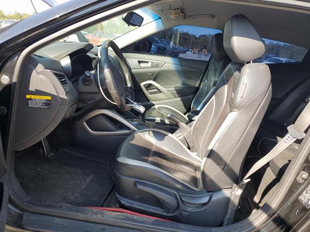 KMHTC6AE0DU148225 - 2013 HYUNDAI VELOSTER TURBO BLACK photo 7