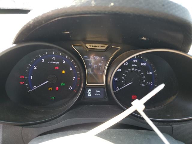 KMHTC6AE0DU148225 - 2013 HYUNDAI VELOSTER TURBO BLACK photo 9