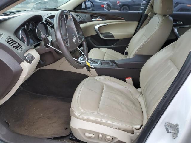 2G4GS5EC2B9178344 - 2011 BUICK REGAL CXL WHITE photo 7