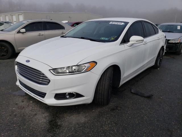 3FA6P0LU5FR307103 - 2015 FORD FUSION SE HYBRID WHITE photo 1