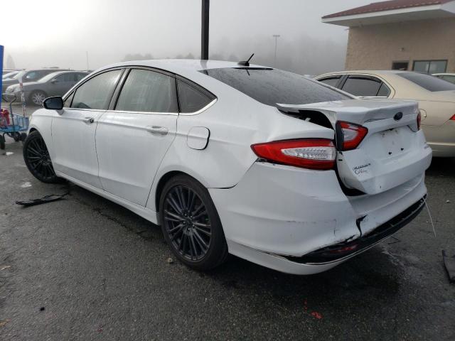 3FA6P0LU5FR307103 - 2015 FORD FUSION SE HYBRID WHITE photo 2