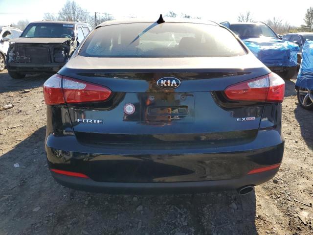 KNAFX4A84F5374380 - 2015 KIA FORTE EX BLACK photo 6