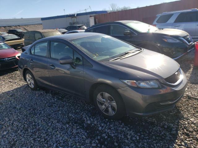 19XFB2F51FE114091 - 2015 HONDA CIVIC LX GRAY photo 4