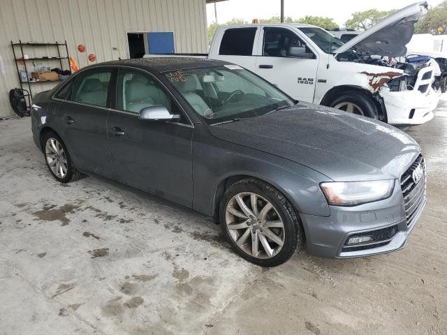 WAUBFAFL4EN012674 - 2014 AUDI A4 PREMIUM GRAY photo 4