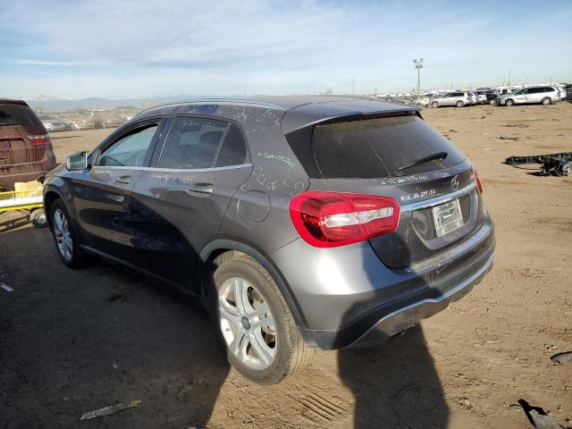 WDCTG4GB9JJ373423 - 2018 MERCEDES-BENZ GLA 250 4MATIC GRAY photo 2