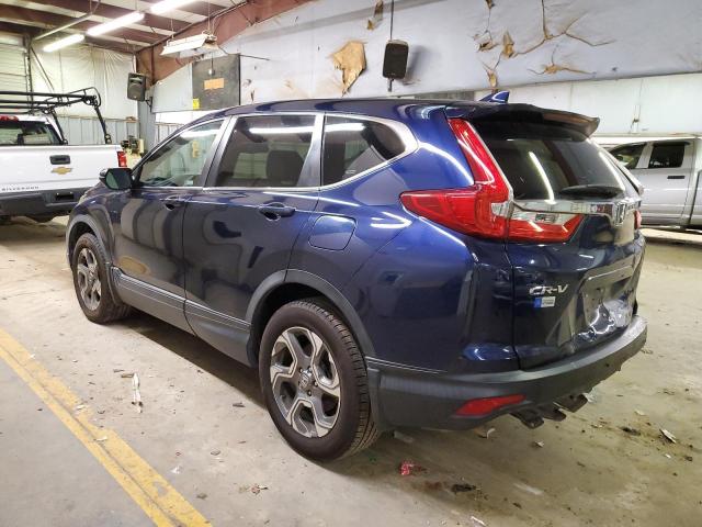 5J6RW2H82JA002723 - 2018 HONDA CR-V EXL BLUE photo 2